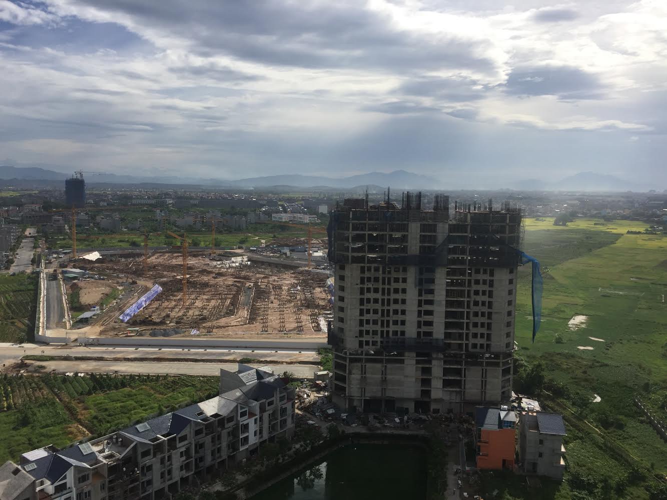 Hình ảnh HH1 và công trường xây dựng AEON MALL Hà Đông