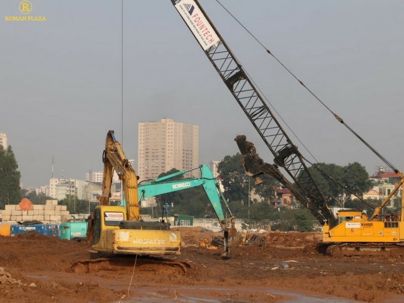 Tiến độ Roman Plaza 2017