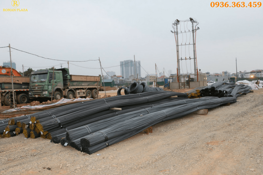 Tiến độ chung cư Roman Plaza tháng 02/2017 -02