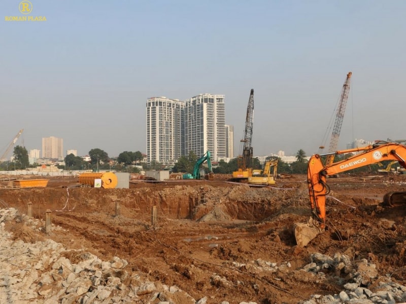 Tiến độ Roman Plaza 2017-02