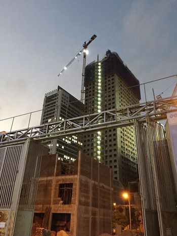 Flc Garden City hoàn thiện khá lung linh trong đêm