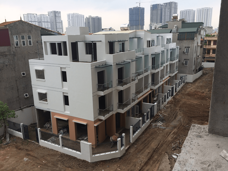 Góc nhìn toàn cảnh khu liền kề