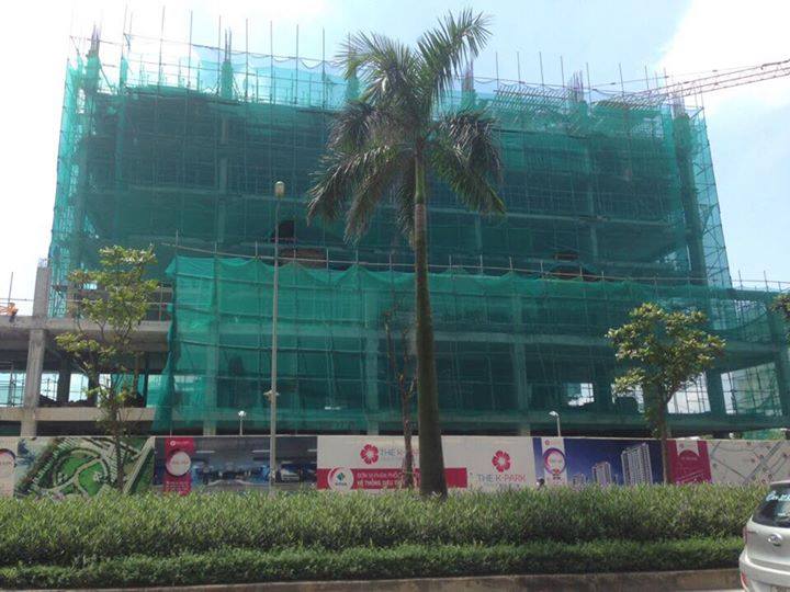 Tòa k1 đang thi công đến tầng 9
