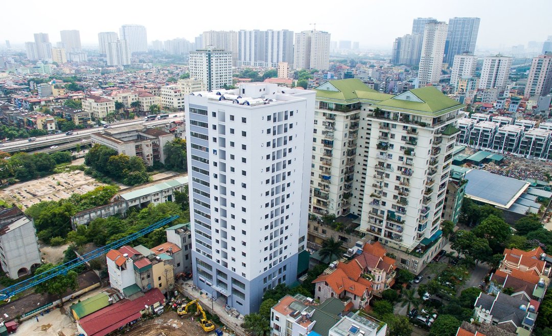 hình ảnh thực tế chung cư 282 nguyễn huy tưởng