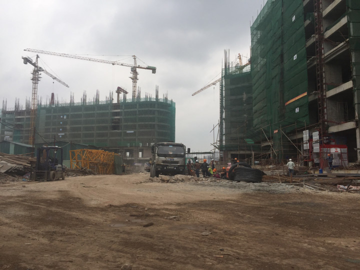 Tiến độ chung cư Gelexia Riverside tháng 05/2017