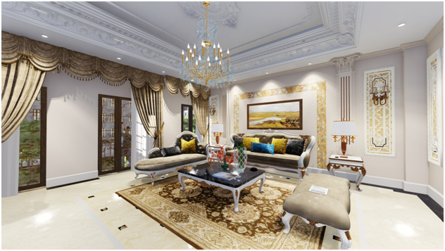 Thiết kế tân cổ điển sang trọng