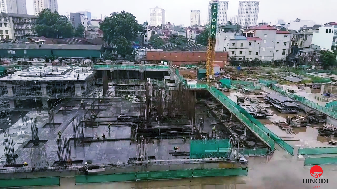 Tiến độ Hinode City cuối năm 2017