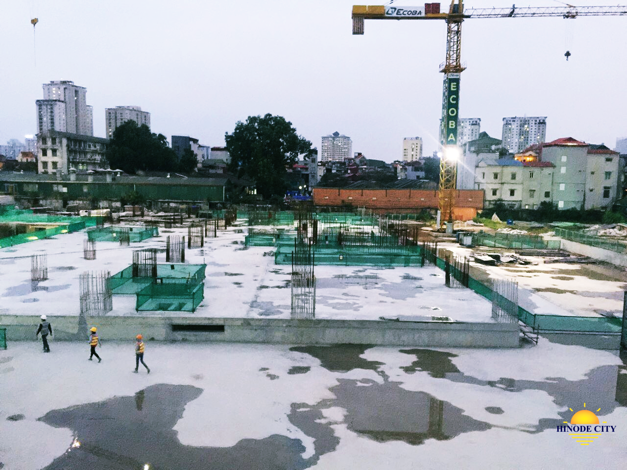 Tiến độ dự án Hinode City tháng 12-2017