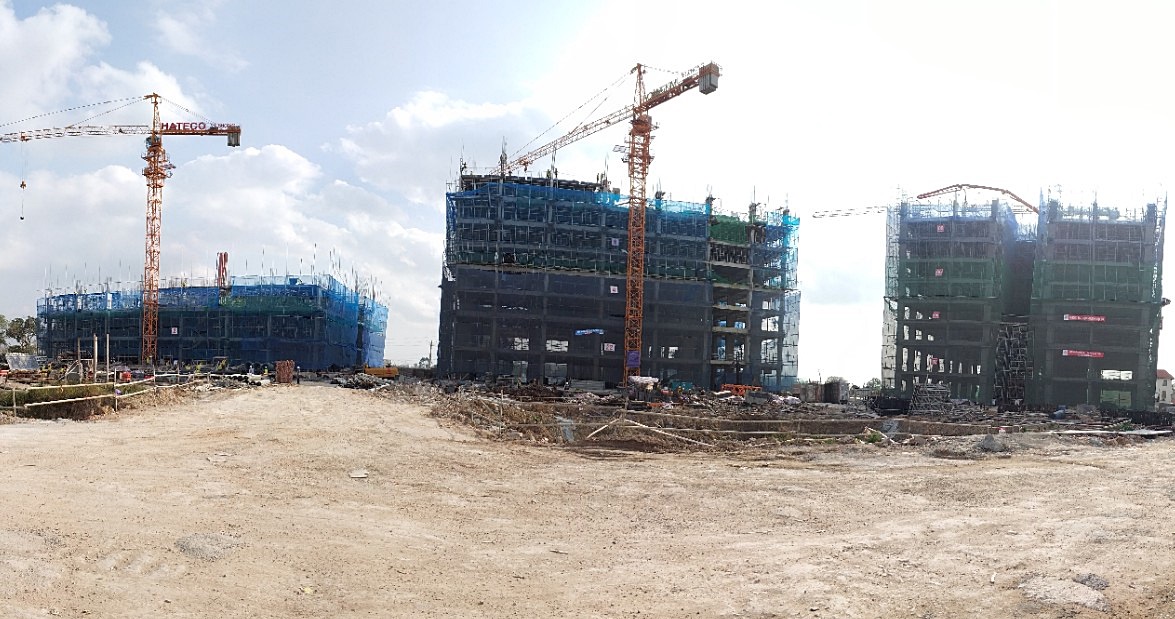 Thi công tầng 9 tòa CT1A
