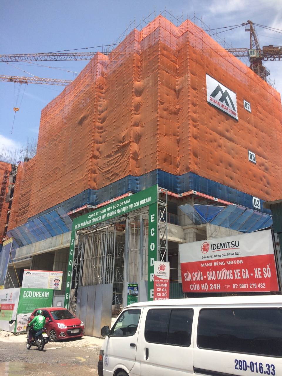 Eco Dream Nguyễn Xiển đang thi công tầng 10