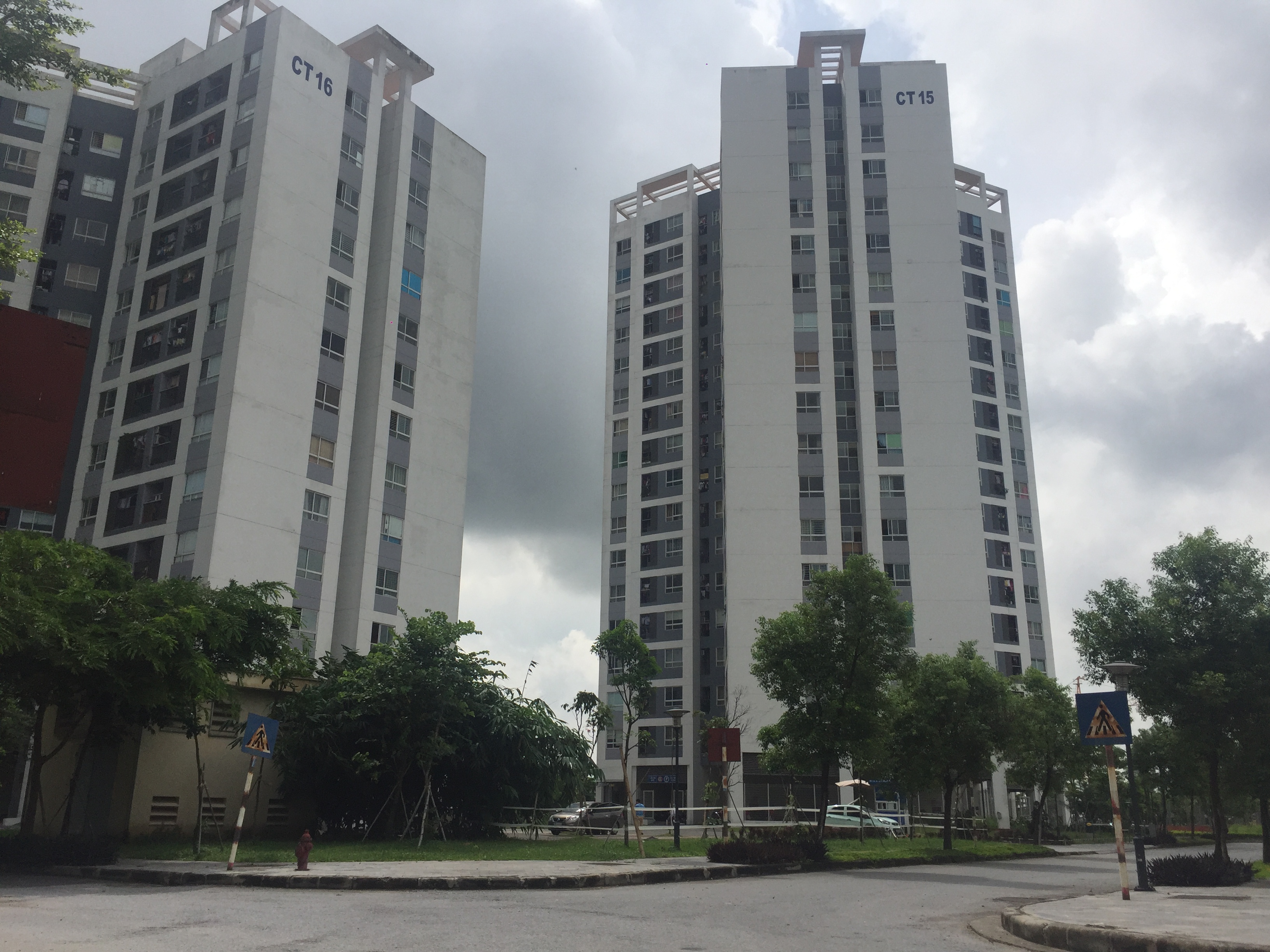 Khu tòa nhà CT15 - CT16 dự án Hồng Hà Eco City