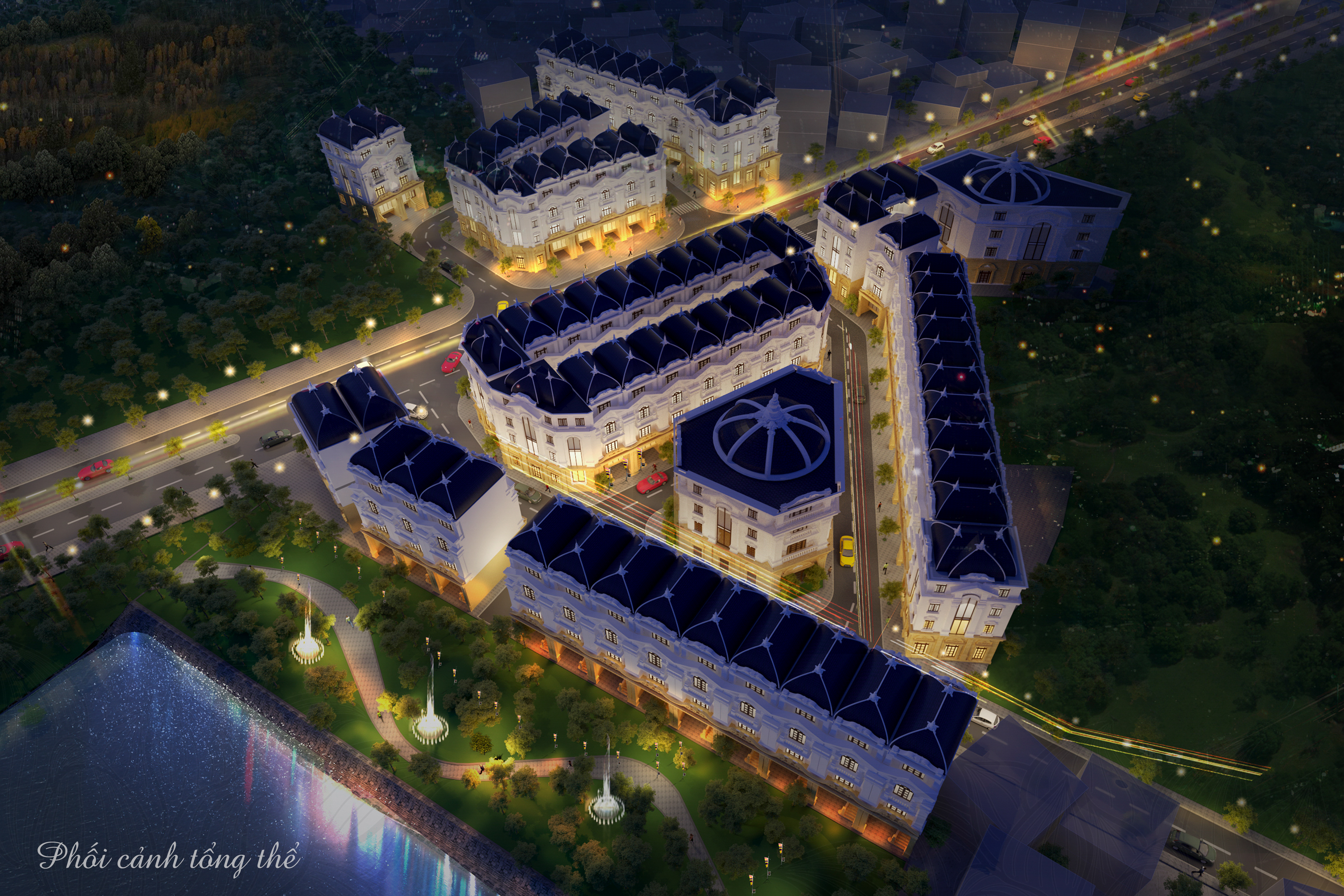 Phối cảnh tổng thể dự án Văn Quán Riverside