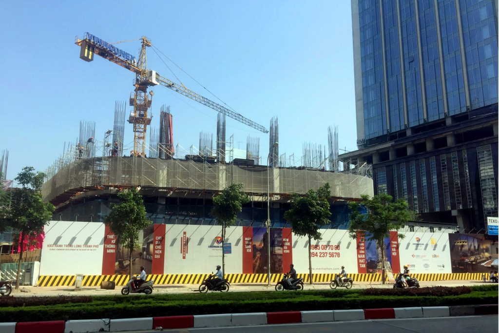 Tiến độ dự án Manhatan Tower tại số 21 Lê Văn Lương