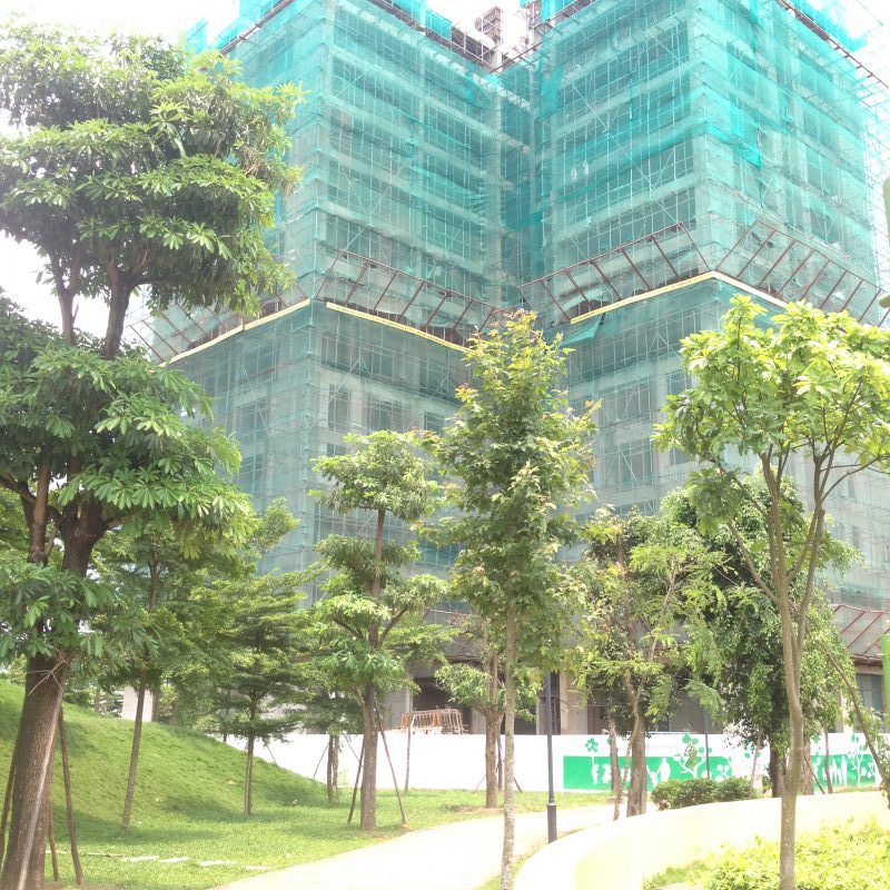 Tiến độ tòa Sakura 1 Hồng Hà Eco City