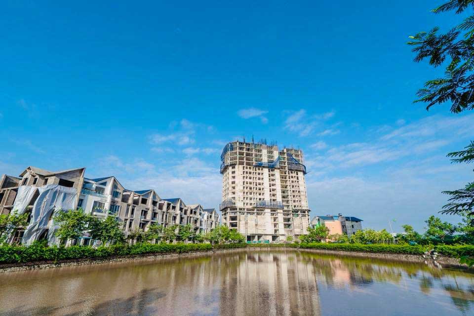 Tòa HH1 view hồ điều hòa rộng 7200m2