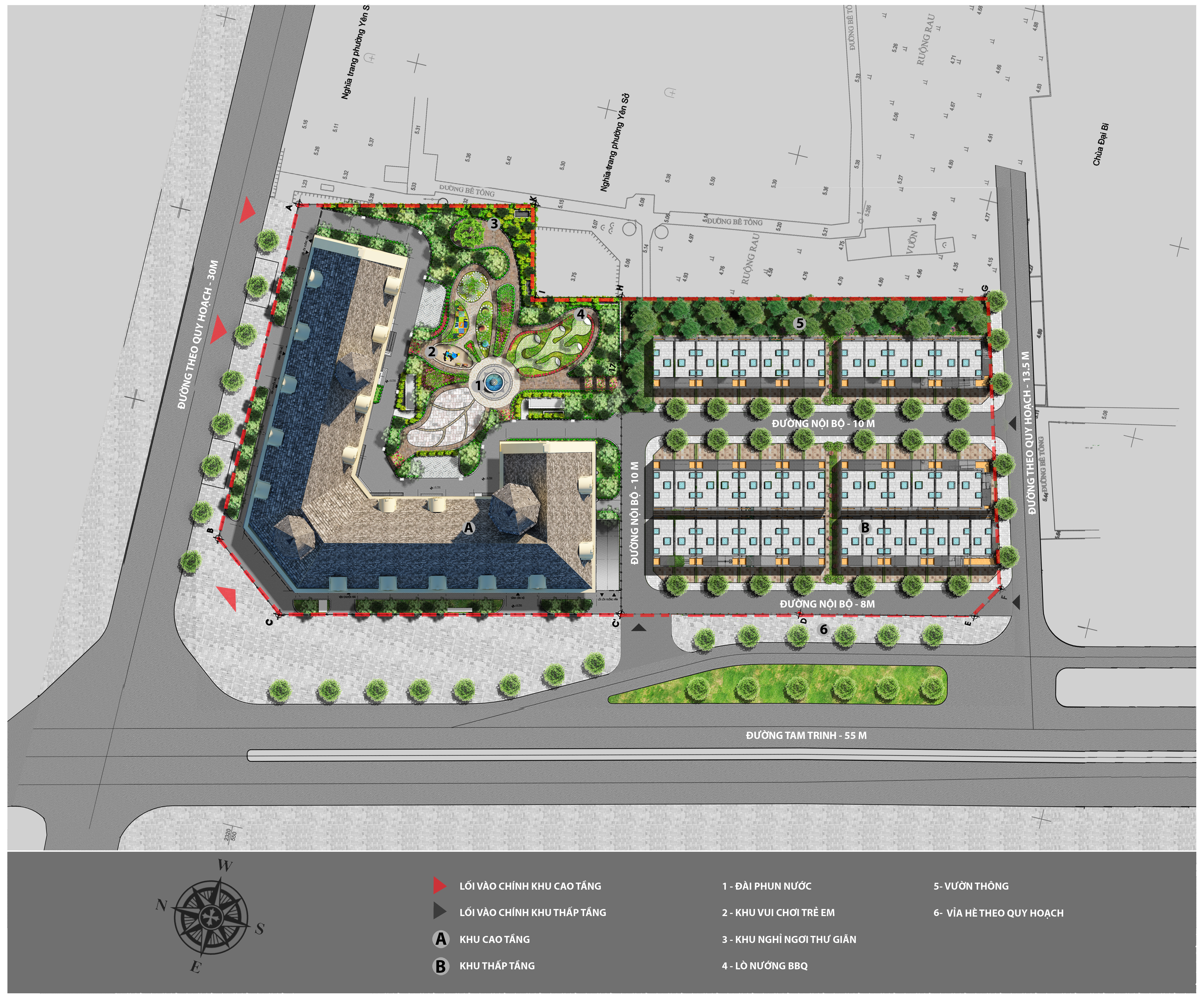 Mat bang tong the aurora garden