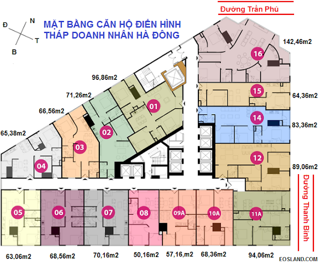 mat bang thap danh nhan ha dong anh quan