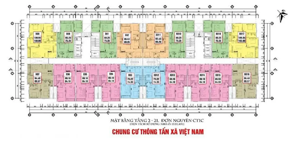 mat bang toa CT1C chung cu thong tan