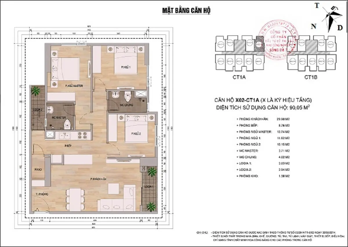 thiet ke can 02 CT1A CT1B chung cu thong tan