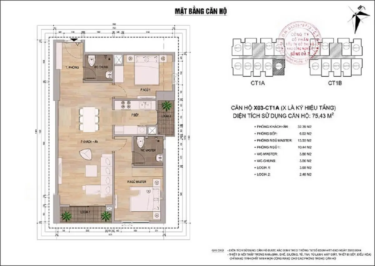 thiet ke can 03 CT1A CT1B chung cu thong tan