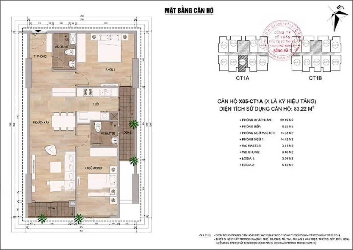 thiet ke can 05 CT1A CT1B chung cu thong tan