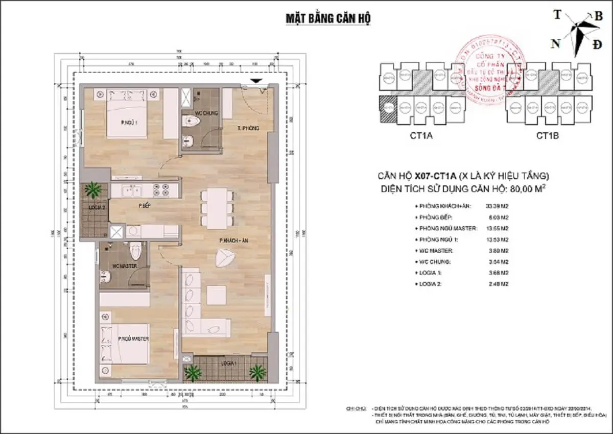 thiet ke can 07 CT1A CT1B chung cu thong tan